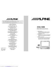 Download Alpine Cva-1003r Manual